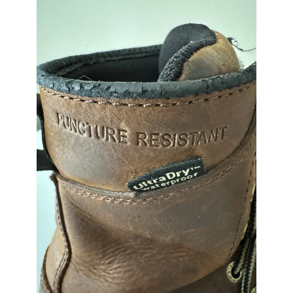 Red Wing Irish Setter Mesabi Steel Toe Logger Boot 83236 Brown Womens 6.5D US